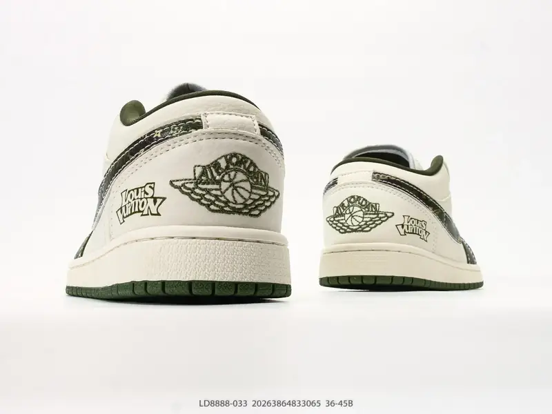 Nike Air Jordan 1 Low AJ1乔1低帮休闲板鞋 海外高端定制限量发售!🍃这双白绿复古板鞋真的长在审美上 LD8888-033 #20263864833065